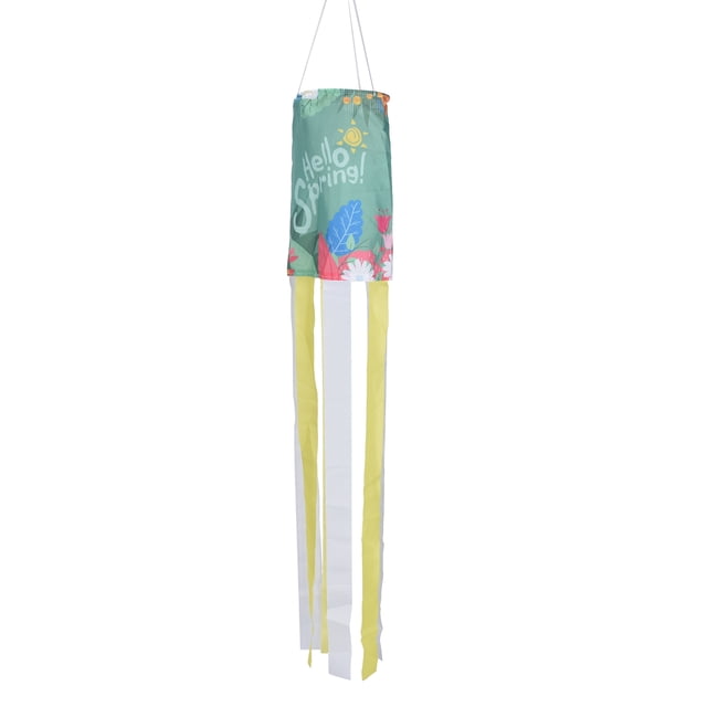 Wind Sock, 39.4X5.1Inch Polyester Decorative Wind Measurement Bag For Home For Garden For Balcony For Yard Dark Green