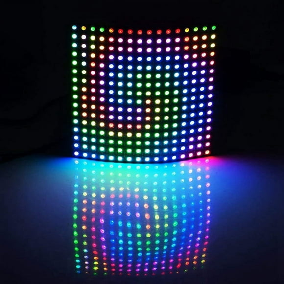 WS2812B LED RGB Flexible Pixel Panel 16X16 Individually Addressable Panel Light LED Module Matrix Screen