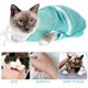 thumbnail image 4 of Red de lavado desmontable y ajustable para gatos grandes y pequeños, multifuncional, transpirable, resistente a mordeduras, resistente a arañazos, para limpiar orejas (azul lago) ER, 4 of 5