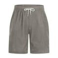 thumbnail image 5 of Maean Mens Corduroy Shorts Big and Tall Casual Loose Elastic Waist Drawstring Shorts with Pockets, 5 of 6