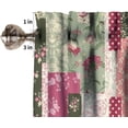 thumbnail image 3 of Vintage Floral Valances for Kitchen,Rustic Country Wildflower Kitchen Curtains,Bohemian Floral Home Bedroom Living Room Window Treatments Drapes 54x18inch, 3 of 6