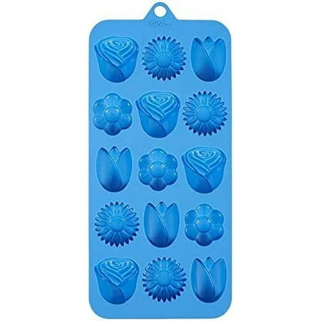 Rose / Flower Silicone Candy Mold, 15 Cavities