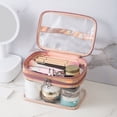 thumbnail image 3 of Transparent Cosmetic Bag Portable Makeup Organizer Versatile Travel Organizer Waterproof Toiletry Bag with Dry/wet Separation, 3 of 5