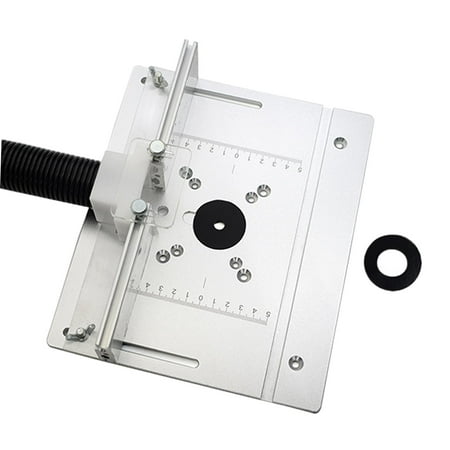 

Router Table Insert Plate Wood Router Plate Wood Milling Flip Board Aluminum Router Insert Plate for Milling b wth Backer