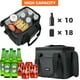 thumbnail image 2 of Bolsa térmica blanda plegable Cooler OPUX para 18 latas, color gris, 2 of 7