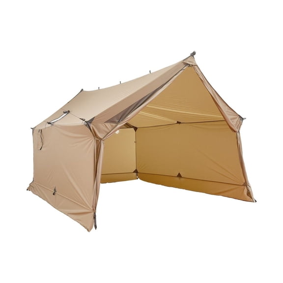Camping Hot Tent 2 Person, Waterproof Winter Tent with Stove Jack, 4 Season Cabin Tent for Hiking Backpacking, Lightweight Portable Shelter with Vents