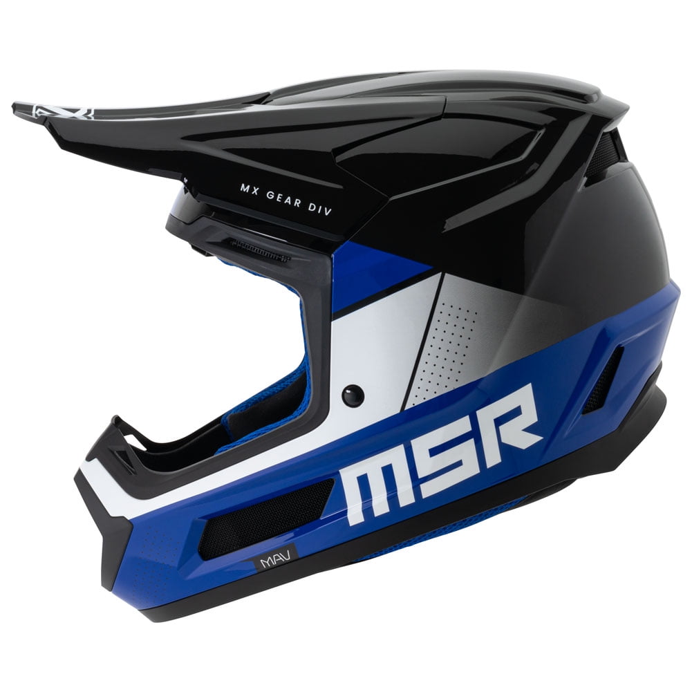 MSR™ Mav Sensor Dirt Bike Motocross Helmet w/ MIPS X-Large Black/Blue