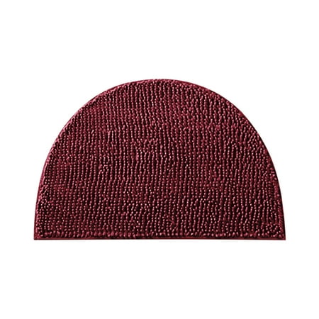 

Semicircular Carpet Absorbent Floor Mat Toilet Door Mat Bedroom Toilet Bathroom Non- Mat Household Dining Room Rug Large Throw Blanket 100 Carpet Rug Lace Blanket Bed Throw Shag Carpet Rug Large