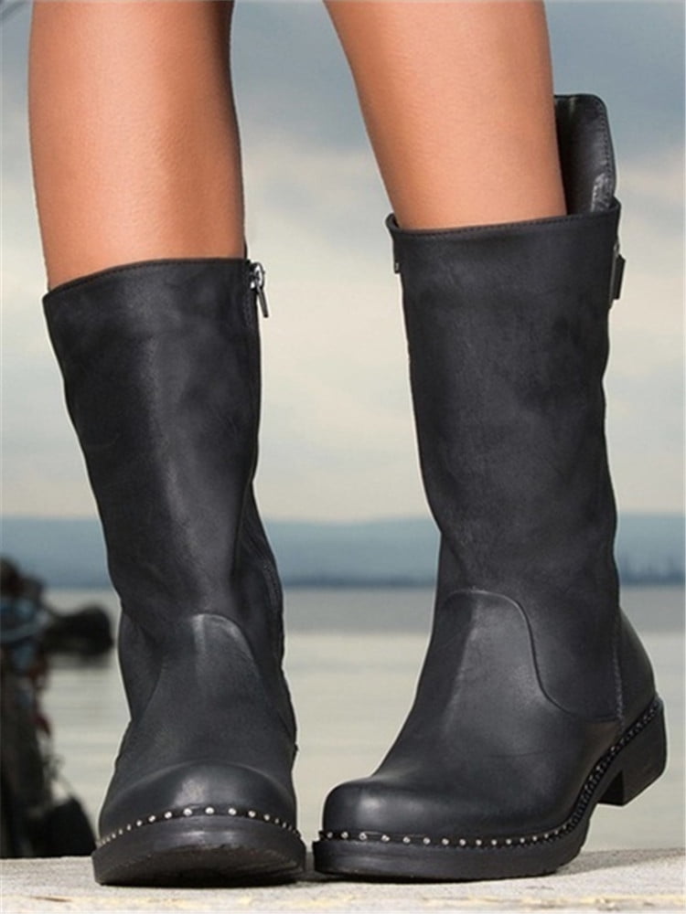 women's boots with zippers on the side