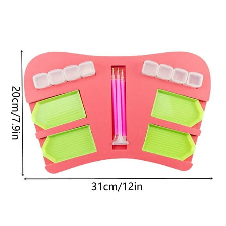 

Pompotops Clearance Accessories Tray Organizer Multi-Boat Holder for Jar Container