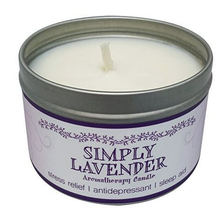 Our Own Candle Company Soy Wax Aromatherapy Scented Candle, Simply Lavender, 6.5