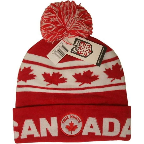 CANADA TRUE NORTH COUNTRY FLAG ADULT TOQUE HAT CAP CANADIAN