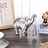 thumbnail image 7 of Elephant Statue. Elephant Decor Brings Good Luck, Health, Strength. Elephant Gifts for Women, Mom Gifts. Decorations Applicable Home, Office, Bookshelf TV Stand, Shelf, Living Room - Silver, 7 of 7