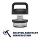 thumbnail image 4 of Botella YETI Rambler de acero inoxidable con aislamiento al vacío de 750 ml, 4 of 6