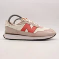 thumbnail image 1 of New Balance 237 Men's Size 7 Athletic Sneakers White Pink Casual Shoes GS237PK1, 1 of 6