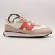 thumbnail image 1 of New Balance 237 Men's Size 7 Athletic Sneakers White Pink Casual Shoes GS237PK1, 1 of 6