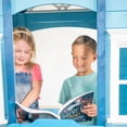 thumbnail image 5 of Sportspower Woodbridge Wooden Playhouse for Kids, Blue, Ages 3–8, ASTM Certified, 5 of 10