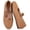 Camel, variant on Elastic Strap Mary Jane Flats for Women Round Toe Suede Slip On Casual Shoes Lightweight Non Slip Flat Walking Dress Shoes