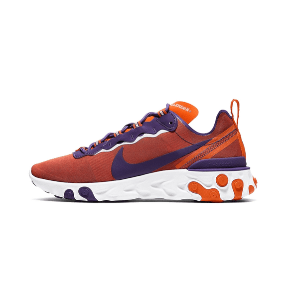 NIKE MENS React Element 55 "Clemson" CK4796 800 CK4796 800 from Stadium Goods