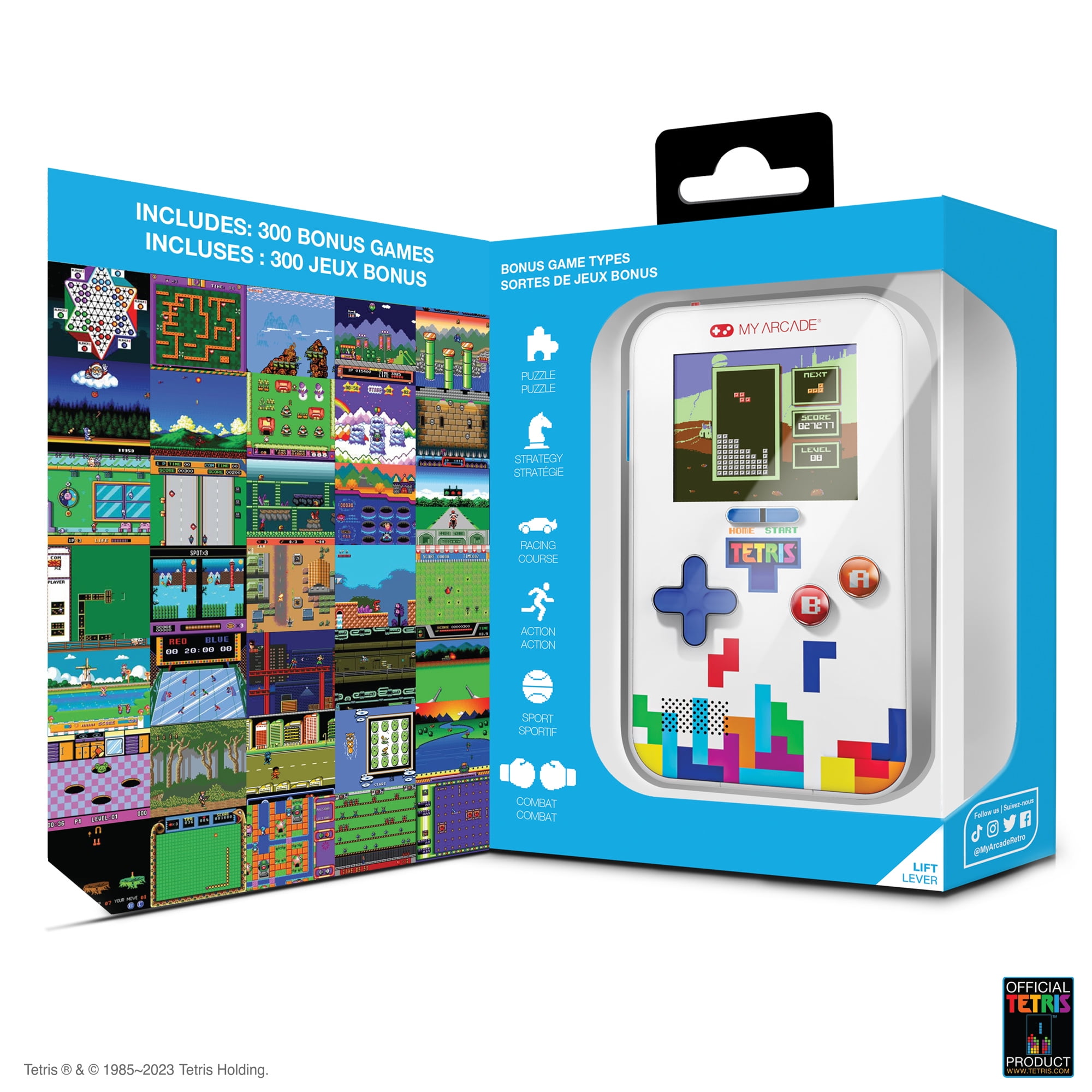 My Arcade Go Gamer Handheld Player Console, Classic Tetris Video