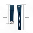 thumbnail image 2 of Replacement Silicone Strap for Fitness Tracker Bands - Adjustable and Durable Watch Band for Smart Devices, 2 of 5