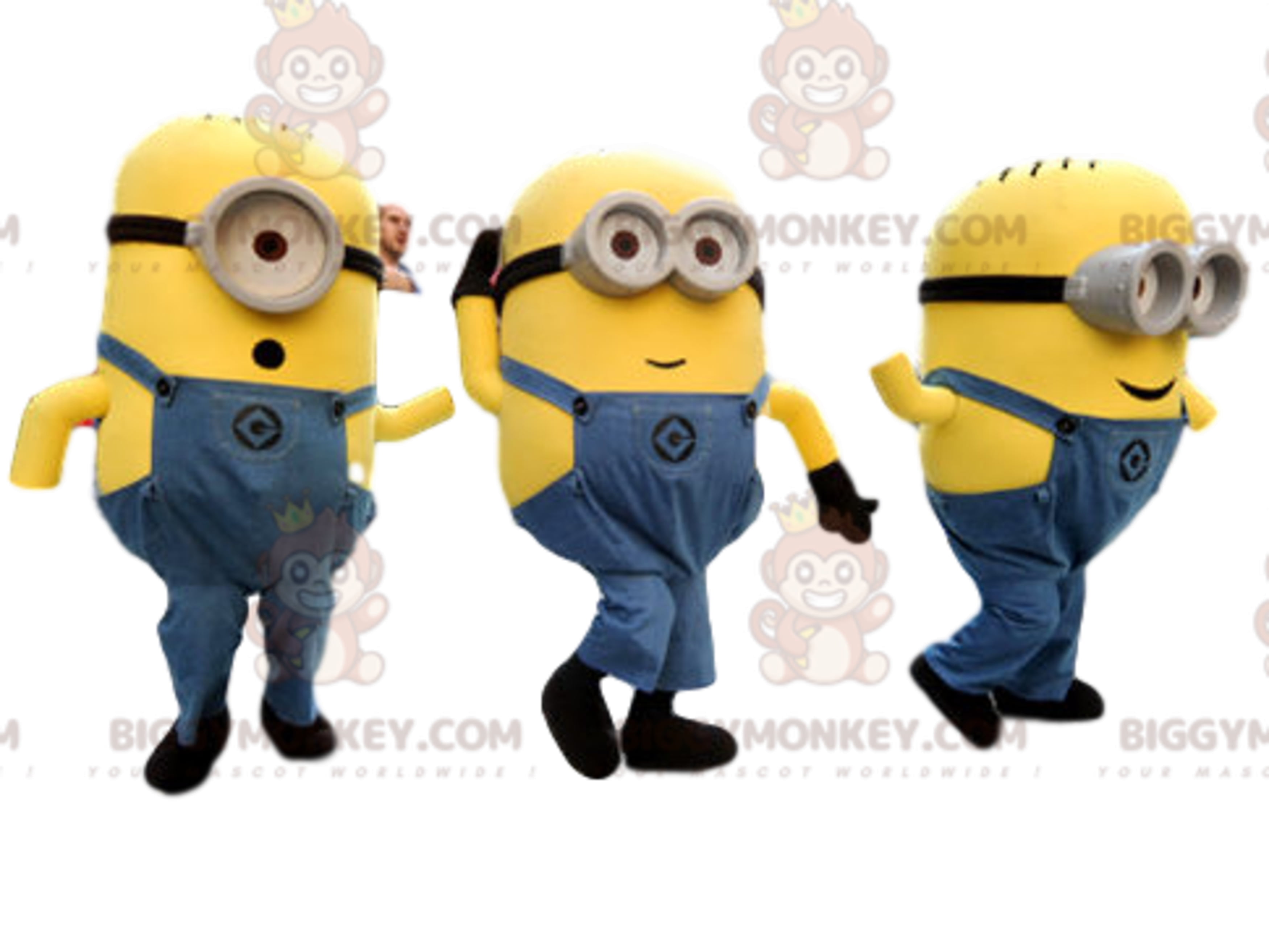 Minions Movie Minion Bob Men's Adult Halloween Costume 1 Size Standard for  sale online