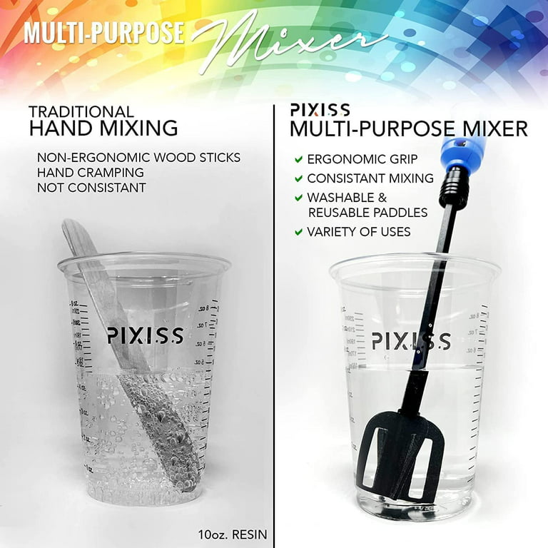 Silicone Measuring Cups for Epoxy Resin, Reusable Mixing Cups Jugs Resin  Casting Container with Mixing Sticks for Resin 