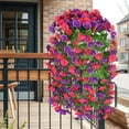 thumbnail image 6 of Artificial Hanging Morning Glory Flowers, Realistic Artificial Hanging Flowers for Outdoor, Wedding Corridor Yard Gardens Porches Patios Balconies Aisle Decor, 6 of 7