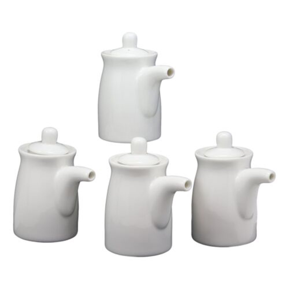 Japanese Chinese Dining Contemporary Porcelain White Soy Sauce