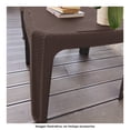 thumbnail image 4 of Mesa Exterior Lateral De Plástico Con Textura Rattan Chocolate, 4 of 4