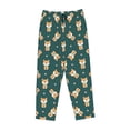 thumbnail image 4 of Daiia Cute Shiba Women's Sleep Pant with Pockets and Drawstring,Pajama Pants-Medium, 4 of 9