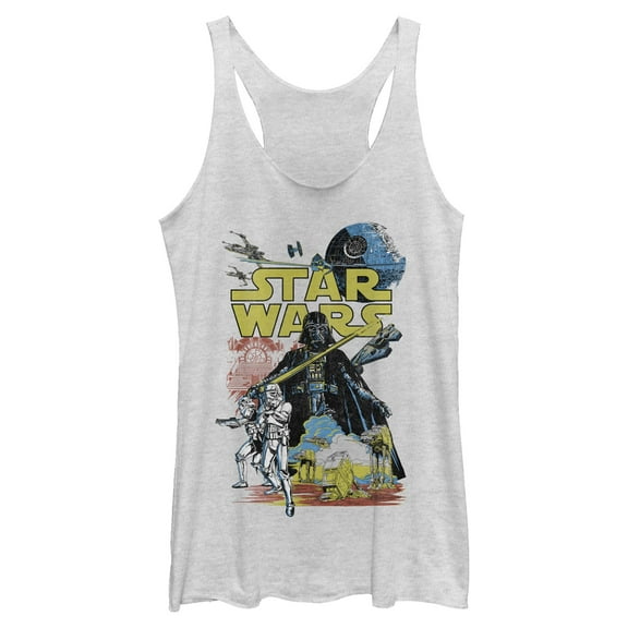 Womens Star Wars Galactic Battle Racerback Tank