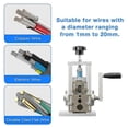 thumbnail image 3 of Manual Rotary Wire Stripper Cable Cutting Machines With Hand Crank Electric Peeling Machine Metal Compact Electrical Tools, 3 of 5