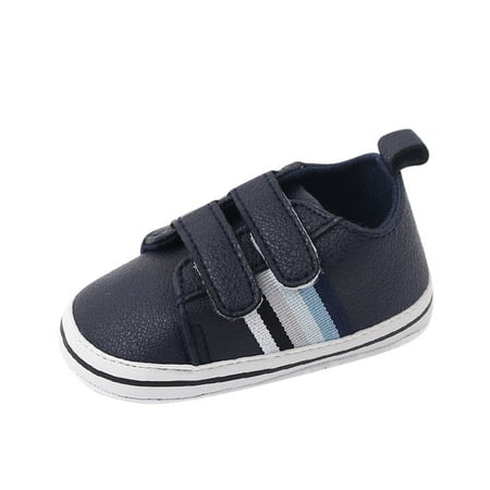 kamemir New Born Shoes Kids Sneakers for Boys Running Shoes Lightweight Sport(Blue 6-12 Months)