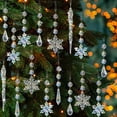 thumbnail image 1 of Adornos navideños OuMuaMua Crystal Snowflake 80 piezas, 1 of 7