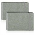 thumbnail image 1 of 2 Pack Small Photo Albums, 200 Photos Mini Flip Photo Book Album Gray, 1 of 5