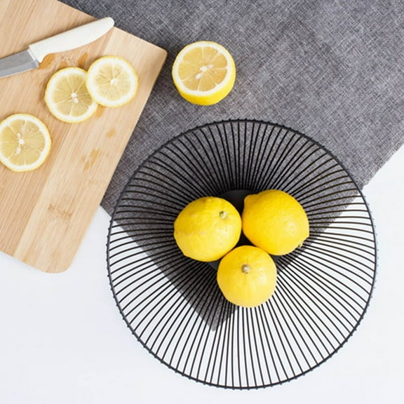 HEMOTON  Fruit Basket for Kitchen Vegetable Tray Storage Wire Variety of Fruits