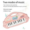 thumbnail image 4 of Pink Mini Keyboard Toy Sound Light Features Portable Music Learning Activity, 4 of 8