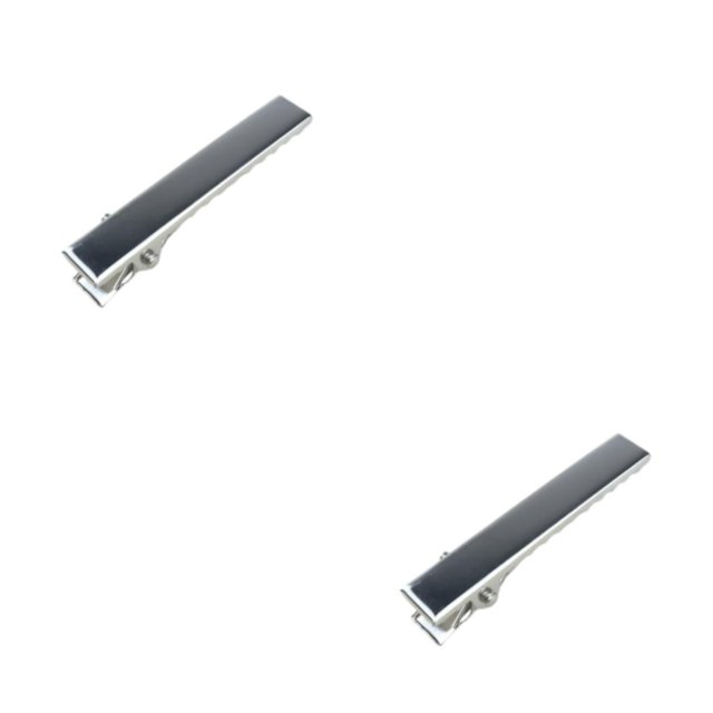 Yuarrent Pasador asequible de 25 piezas para cabello a la moda - Sujeción minimalista y segura Hermoso acabado plateado 4,5 cm plata 4.5 cm 2Conjunto
