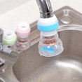 thumbnail image 2 of 360 Degree Home Rotatable Water Bubbler Swivel Head Water Saving Faucet Aerator Nozzle Tap Adapter Device With Activated Carbon (Blue), 2 of 3