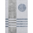 thumbnail image 2 of Addison Rugs Mayfield Premium Machine Washable Transitional Geometric Blue Rectangle Rug, 5' x 7'6", 2 of 6