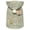 OLIVE GREEN, variant on Touchdog Hippie Embellished Designer Sleeveless Pompom Pet Dog Hooded Sweater