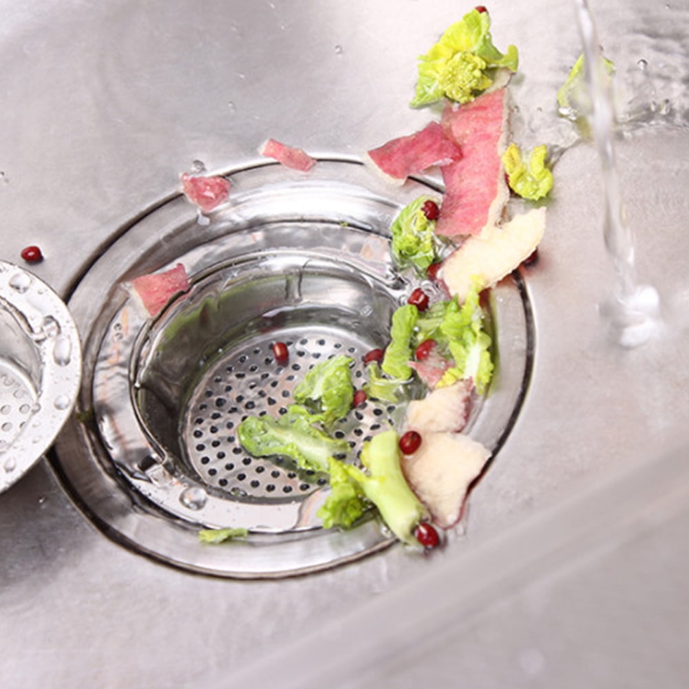 6 Pièces Passoire D'évier De Cuisine, Double Drainage , Bleue, Filtre