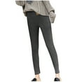 thumbnail image 2 of Legging Chaud pour Femmes Grande Taille Rabais de 50 % en Liquidation Mode Décontractée Extensible Leggings pour Dames Taille Haute Garde au Chaud Pantalon Long, 2 of 5