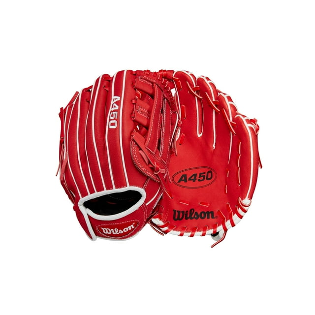 Guante de béisbol Wilson A450, 11 pulgadas, para jóvenes, mano izquierda