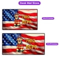 thumbnail image 5 of Firefighter Golden Retriever Hero Rescue Fire Dept Fireman USA Flag Desk Mat Full Keyboard Mouse Pad Goldens Dog Lover Gifts Idea Large Mousepad - 02026, 5 of 5