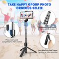 thumbnail image 1 of Selfie Stick Tripod, 4 in 1 Extendable Selfie Stick with Bluetooth Remote Release 360 Rotation, 1 of 4