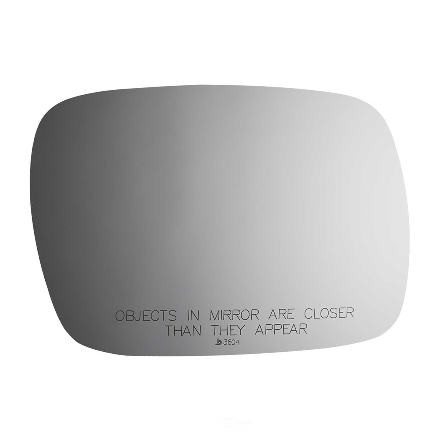 Burco Side View Mirror Replacement Glass - Clear Glass - 3604
