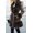 Brown, variant on Giolshon Women's Faux Leather Jacket Sherpa-Lined Coat Winter Warm Parka Overcoat with Belt