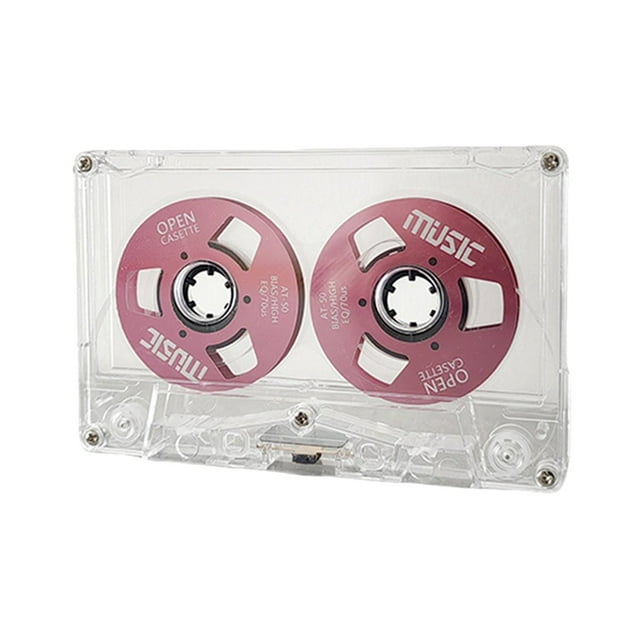 Cinta de Audio en Retro, Tipo Casete en de 50 Minutos, Cinta Magnética de Doble Cara para Grabación de Música